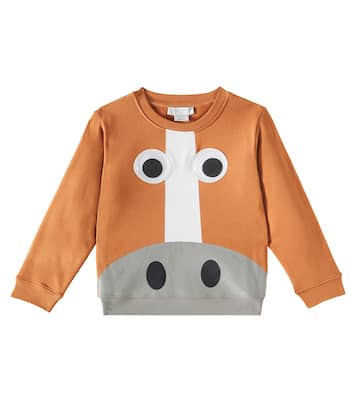 Sudadera de forro polar de algodón | Stella McCartney Kids