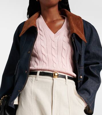 Pebble leather belt | Loewe