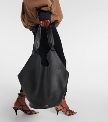 Tote Bag Lotus Medium aus Leder | Khaite