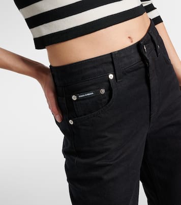 Jeans slim de tiro alto | Dolce&Gabbana