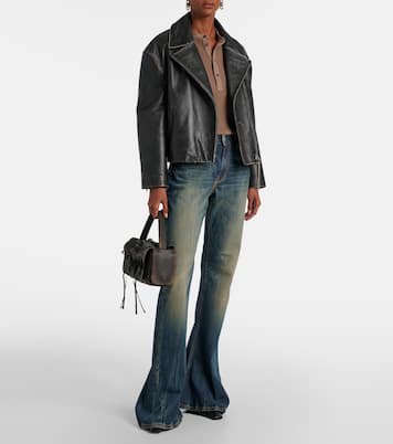 2024F high-rise bootcut jeans | Acne Studios