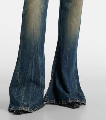 2024F high-rise bootcut jeans | Acne Studios