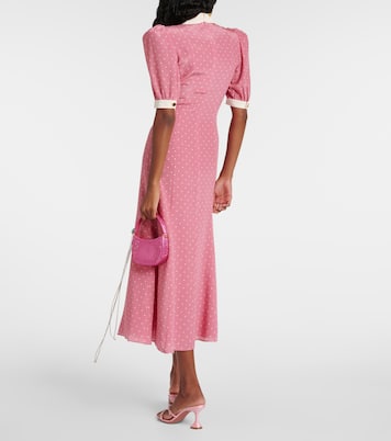 Robe longue en soie | Alessandra Rich