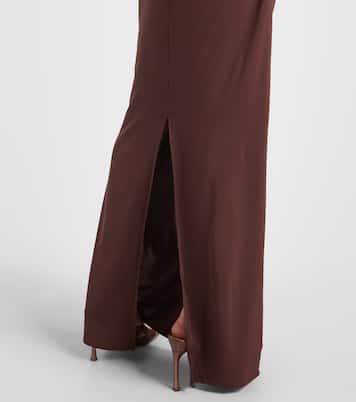 Sequined draped gown | Nensi Dojaka