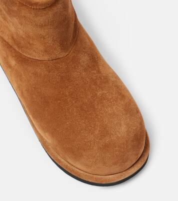 Ankle Boots Heidi mit Shearling | Amina Muaddi