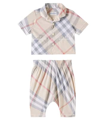 Bébé – Ensemble de pyjama Burberry Check en coton | Burberry Kids