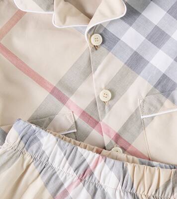 Bébé – Ensemble de pyjama Burberry Check en coton | Burberry Kids