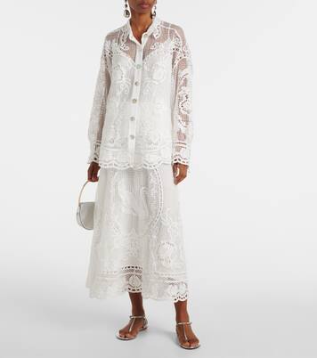 Swan Lake guipure shirt | Farm Rio