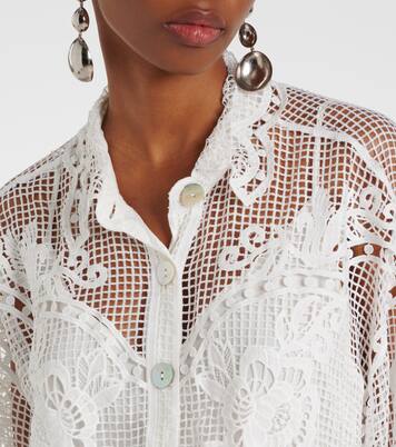 Swan Lake guipure shirt | Farm Rio