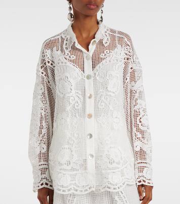 Swan Lake guipure shirt | Farm Rio