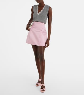 Pantoletten Twist 95 aus Tweed | Aquazzura