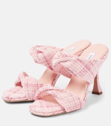 Pantoletten Twist 95 aus Tweed | Aquazzura