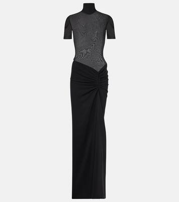 Maxikleid Fusion aus Jersey und Crêpe | Christopher Esber