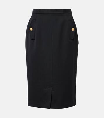 Virgin wool pencil skirt | Alessandra Rich