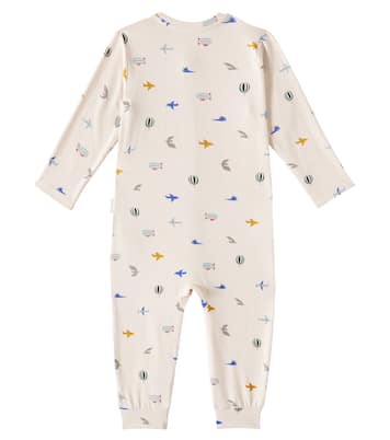 유아 - Birk 프린트 코튼 블렌드 저지 우주복 | Liewood