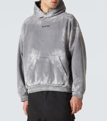Sweat-shirt à capuche en coton | Balenciaga