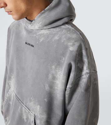 Sweat-shirt à capuche en coton | Balenciaga