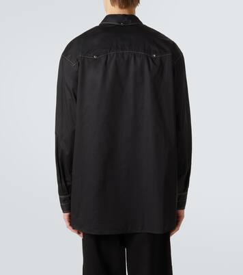 Verziertes Hemd aus Baumwollsatin | Lemaire