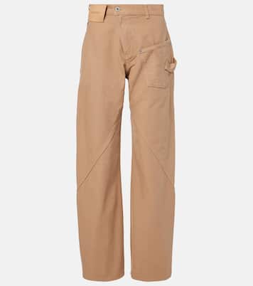 Pantalon ample Twisted en laine | JW Anderson