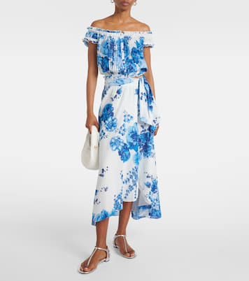 Off-Shoulder-Top Alba aus Baumwolle | Poupette St Barth