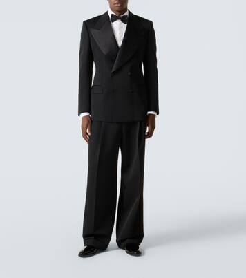 Veste de smoking en laine et soie mélangés | Dolce&Gabbana