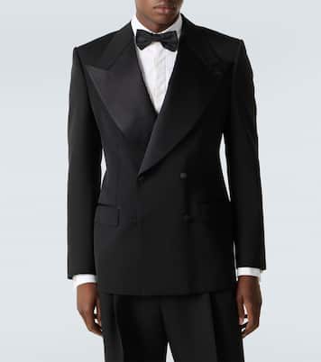 Veste de smoking en laine et soie mélangés | Dolce&Gabbana