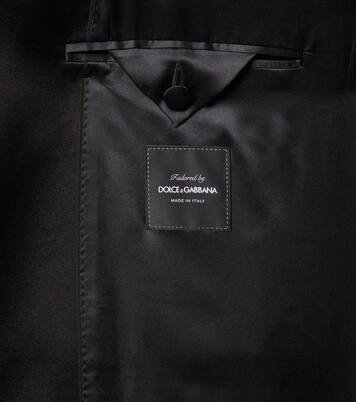 Veste de smoking en laine et soie mélangés | Dolce&Gabbana
