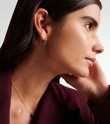 Nudo Mini 18kt rose gold earrings with topazes | Pomellato