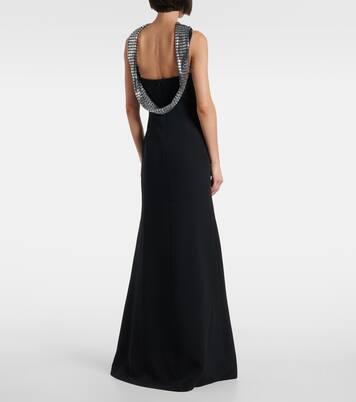 Robe longue à ornements | David Koma