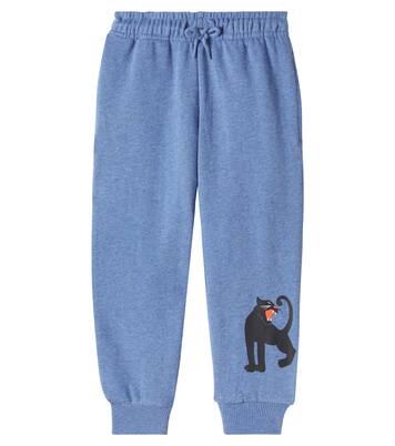 Printed cotton jersey sweatpants  | Mini Rodini