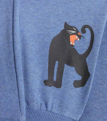 Printed cotton jersey sweatpants  | Mini Rodini