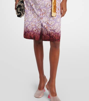 Abito chemisier in popeline di cotone con stampa | Dries Van Noten