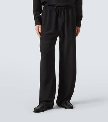 Silk wide-leg pants | Saman Amel