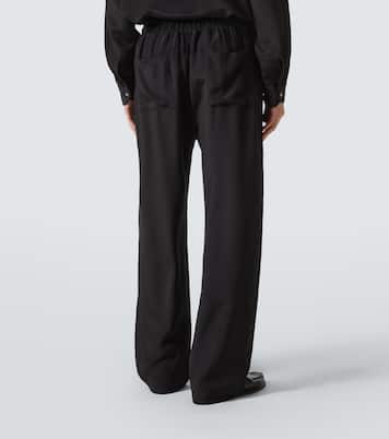 Silk wide-leg pants | Saman Amel