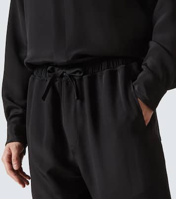 Silk wide-leg pants | Saman Amel