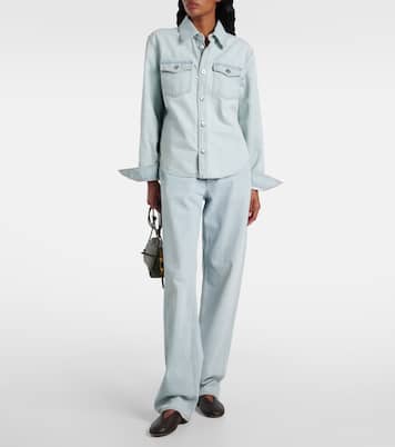 Rosa woven leather ballet flats | Bottega Veneta