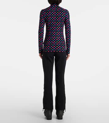 Cuori printed ski top | Goldbergh