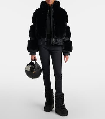 Furry ski jacket | Goldbergh