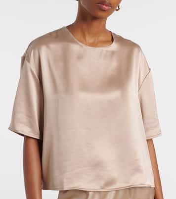 T-Shirt Barb aus Satin | Leset
