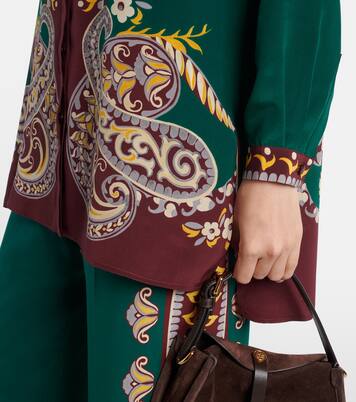 Bedrucktes Oversize-Hemd aus Seide | Etro