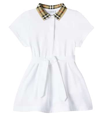 Polokleid Burberry Check aus Baumwolle | Burberry Kids