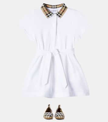 Polokleid Burberry Check aus Baumwolle | Burberry Kids