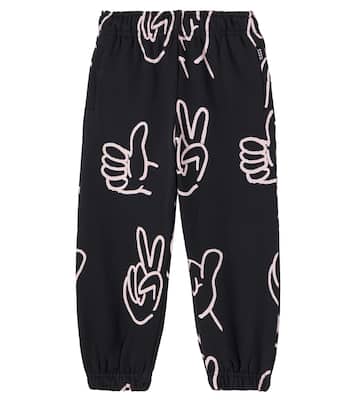 Adan printed cotton jersey sweatpants | Molo