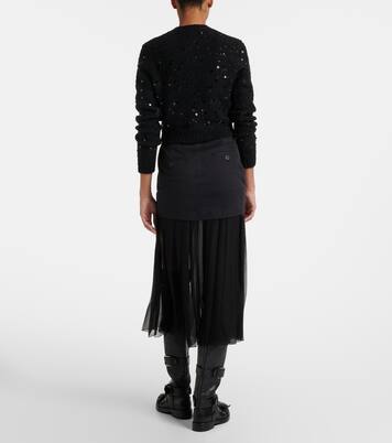 Midirock aus Seide und Baumwolle | Dolce&Gabbana