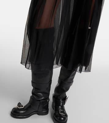 Midirock aus Seide und Baumwolle | Dolce&Gabbana