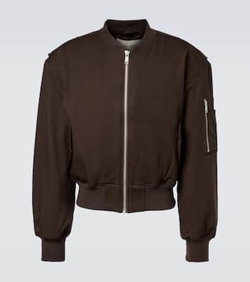 Oversize-Bomberjacke aus Wolle | Entire Studios