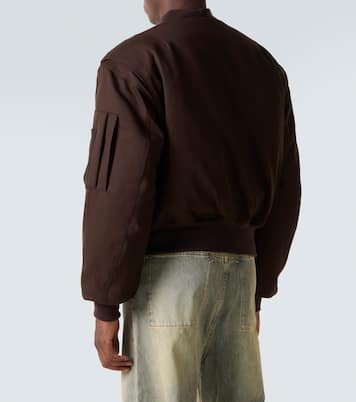 Oversize-Bomberjacke aus Wolle | Entire Studios