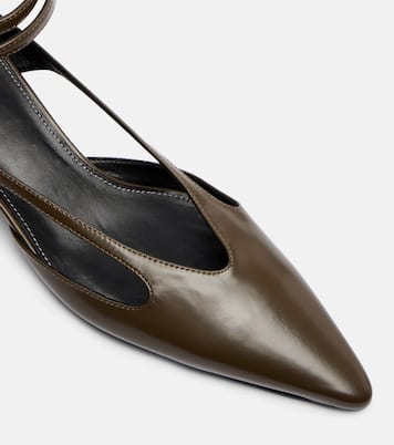 Cutout leather pumps | Toteme