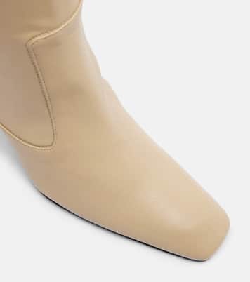 Leather over-the-knee boots | Toteme