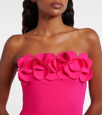 Tess floral-appliqué swimsuit | Karla Colletto